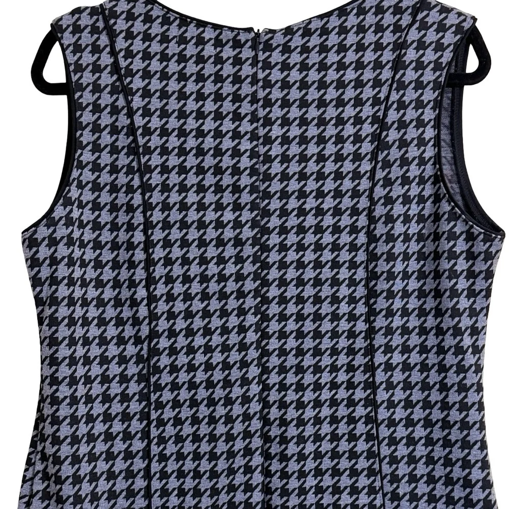 F&F Clothing Gray & Black Houndstooth Sleeveless Career Dress Size XXL - Picture 9 of 16
